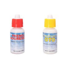 Test Kits Refill Solutions OTO 1 Chlorine and Phenol Red pH Set – 10ml/Bottle
